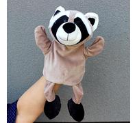 LOMTRATS marionetas de mano para niños, bebé, incluye lobo, tigre, león, mono con patas, perfectas para contar historias, clases, preescolar, regalos de cumpleaños