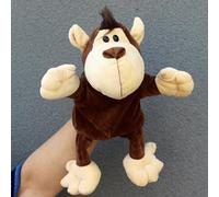 LOMTRATS - Marionetas de mano para niños, bebés, incluye lobo, tigre, león, mono con patas, perfectas para contar historias, clases, preescolar, regalos de cumpleaños