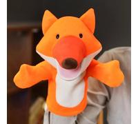 LOMTRATS Marionetas de mano para niños pequeños con lobos, tigres, leones, monos y bocas abiertas móviles, ideales para contar historias, enseñar y regalar