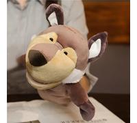 LOMTRATS Marionetas de mano para niños pequeños con lobos, tigres, leones, monos y bocas abiertas móviles, ideales para contar historias, enseñar y regalar