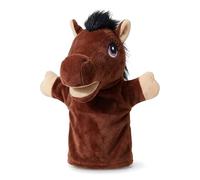 LOMTRATS Marionetas de mano para niños pequeños con lobos, tigres, leones, monos y bocas abiertas móviles, ideales para contar historias, enseñar y regalar