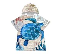 LOMTRATS Poncho de surf de microfibra de secado rápido, toalla envolvente, albornoz, sudadera con capucha para adultos, hombres, mujeres o familias, para natación, playa, surf, buceo, baño en casa