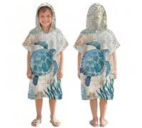 LOMTRATS Poncho de surf de microfibra de secado rápido, toalla envolvente, albornoz, sudadera con capucha para adultos, hombres, mujeres o familias, para natación, playa, surf, buceo, baño en casa