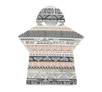 LOMTRATS - Poncho de surf de secado rápido con capucha para niños, microfibra, para natación, playa, surf, buceo, hogar, aguas termales, parka, albornoz de baño