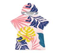 LOMTRATS - Poncho de surf de secado rápido para niños, toalla de microfibra para natación, playa, surf, buceo, aguas termales, parka de baño