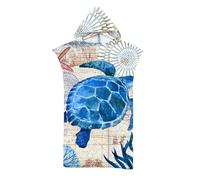 LOMTRATS Poncho de Surf de Secado rápido, Toalla Cambiante, Bata con Capucha para Adultos, niños o Familia, Microfibra, natación, Playa, Surf, Buceo, baño en casa