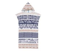 LOMTRATS Poncho de Surf de Secado rápido, Toalla Cambiante, Bata con Capucha para Adultos, niños o Familia, Microfibra, natación, Playa, Surf, Buceo, baño en casa