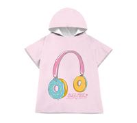 LOMTRATS Poncho de Surf de Secado rápido, Toalla Cambiante, Bata con Capucha para Adultos, niños o Familia, Microfibra, natación, Playa, Surf, Buceo, baño en casa