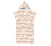 LOMTRATS Poncho de Surf de Secado rápido, Toalla Cambiante, Bata con Capucha para Adultos, niños o Familia, Microfibra, natación, Playa, Surf, Buceo, baño en casa