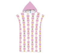 LOMTRATS Poncho de Surf de Secado rápido, Toalla Cambiante, Bata con Capucha para Adultos, niños o Familia, Microfibra, natación, Playa, Surf, Buceo, baño en casa