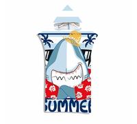 LOMTRATS Poncho de Surf de Secado rápido, Toalla Cambiante, Bata con Capucha para Adultos, niños o Familia, Microfibra, natación, Playa, Surf, Buceo, baño en casa