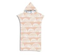 LOMTRATS Poncho de Surf de Secado rápido, Toalla Cambiante, Bata con Capucha para Adultos, niños o Familia, Microfibra, natación, Playa, Surf, Buceo, baño en casa