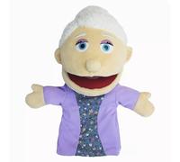 LOMTRATS Títeres de Mano Familiares,Incluye Abuelo,Abuela,Papá,Mamá,Hija,Hijo con Bocas Abiertas móviles, Contar Cuentos,enseñar,Regalos de cumpleaños,1Pcs