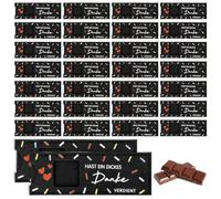 LOMUG 30 unidades de regalo de agradecimiento, pequeñas cajas de regalo para chocolate, regalo de despedida para invitados, educadora, mamá, papá, hermana, mejor amiga, colega, profesor, guardería