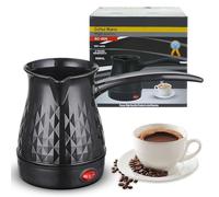 LOMUG Cafetera Eléctrica Turca, 500ml Cafetera Eléctrica, Cafetera Espresso de Inducción, Cafeter de Inducción con Asa, Cafetea Turca, Cafetea Turca Eléctria para Moca, Viaje, Oficina, Hogar, Té