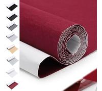 Lomug Fieltro autoadhesivo 40 x 220 cm rojo vino rollo de fieltro adhesivo, 1 mm de espesor, tela autoadhesiva reparación, fieltro para caja de regalo, marco de fotos, muebles, silla y sofá