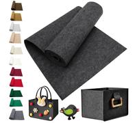 LOMUG Filzstoff Filzrollo 40 cm x 250 cm x 3 mm Filz de metro decorativo Filz para bolsos Alfombrilla de fieltro de poliéster Fieltro para DIY Bolso de almacenamiento Base de fieltro Patchwork Costura