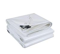 Lona Blanca 1x1,2m 1,2x1,5m 1,5X 2m 2x3m 3x4m Hoja de Lona Gruesa de PVC Cubierta de Lona Impermeable Resistente para Acampar al Aire Libre, Muebles de jardín, Cubierta de Piscina(Size:1x2m)