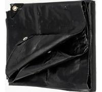 Lona con Ojales 190 x 230 cm 140G M² con Ojales Duradera Resistente a Los Rayos UV Desgarros, Multiusos Toldo Impermeable Exterior para Muebles Jardín, Coche, Madera, Negro