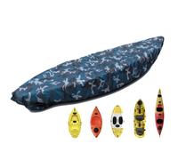 Lona De Canoa De Camuflaje Azul, 8 Tamaño: 210 Cm-600 Cm Opcional, Tela Oxford Con Protección Solar, Diseño Con Cordón Elástico, For Todas Las Estaciones(2.1-2.5m)