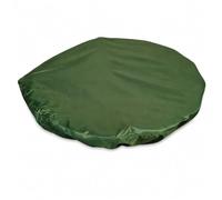 Lona de lona para concha de arena y agua Ø 100 cm - Cubierta para caja de arena con goma elástica, lona impermeable de poliéster verde para conchas de arena y conchas de agua