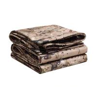 Lona de Lona, Resistente al Agua para Exteriores, camión, Resistente al Agua, Cubierta de Lona Resistente a los Rayos UV para Coche, Barco, Camping, leña, Pila de leña Camouflage 4 * 4m