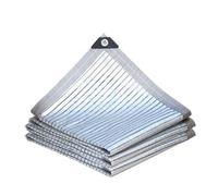Lona de malla para exteriores, 75 % de protección UV, red de aluminio gruesa para jardín, coches, perros, caravana, patio, 7 x 9 m