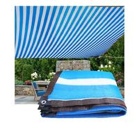 Lona de Malla Transpirable con Ojales para Exteriores - Vela de Sombra para Patios - Parasol con Bloqueo UV del 80% - Cubierta Tipo Dosel para Invernaderos Y Espacios Al Aire Libre,11×15m