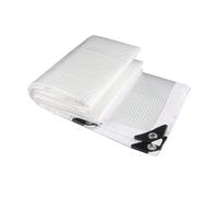 Lona de PE transparente de 0,33 mm for jardín | Protección impermeable contra la lluvia for plantas y balcones | Toldo de rejilla resistente(0.33mm White Edge,1x4m)