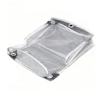 Lona de Plástico Transparente 130 x 140 cm Resistente a La Intemperie PE Lonas Impermeables Exterior con Cuerda de Encuadernación para Protección de Muebles de Jardín, A