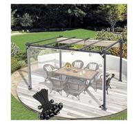 Lona de plástico transparente con ojales, cubierta versátil para porche, para barcos, coches, camiones, jardines, piscinas y muebles