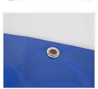 Lona de plástico transparente impermeable con ojales, fácil de plegar, para balcón, garaje, tamaño personalizable (1 x 2,5 m), protección duradera para exteriores