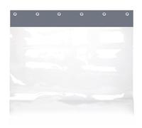 Lona de plástico transparente impermeable para exteriores, toldo resistente al viento y lluvia para balcón, patio, tienda de campaña, paredes laterales, ideal para protección contra la intemperie y