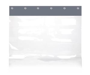 Lona de plástico transparente impermeable para exteriores, toldo resistente al viento y lluvia para balcón, patio, tienda de campaña, paredes laterales, ideal para protección contra la intemperie y