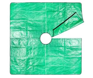Lona de poda de paisaje, Lona de paisaje para recortar, Poda de 78, 7x78, 7 con orificio, de ramas para paisajes, Árbol de jardín, Árbol, Hoja