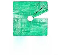 Lona de poda de paisaje para colección de hojas, tapete de polietileno resistente con broches de esquina, manta de hojas caídas para arbustos y T (2 x 2 m/30 cm)