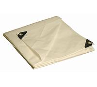 Lona de poliéster Multiusos de 10 x 15 cm, Color Blanco Resistente y seco, 10 x 15 pies.