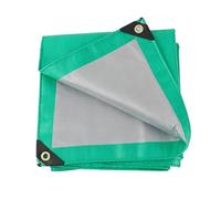 Lona de Protección 400 x 770 cm Duradera PE UV y Moho Resistente a La Intemperie y a Las Heladas Impermeable Toldo con Ojales para Camping, Verde