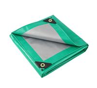 Lona de Protección 400 x 770 cm Reforzada Argollas Antidesgarro Resistente a La Intemperie Multiusos a Prueba de Viento Lavable Ligera Funda Protectora para Jardín, Verde