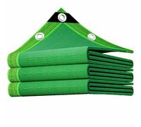 Lona de protección solar antirasgaduras de 9 x 10 m, color verde para jardín, ideal para vallas de invernadero y uso en el patio