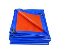 Lona de Protección Universal 110 x 430 cm Impermeable y Antidesgarro Lona de Construcción Esquinas Reforzadas para Terrazas Muebles Leña Jardín Piscina Coche, Azul