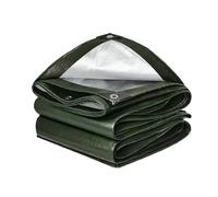 Lona de Protección Universal 265 x 330 cm Resistente a Las Heladas Lona Protectora Exterior con Ojales, 120 G M² para Jardín, Cenador, Camping, Muebles, Cobertizos, Verde