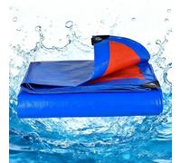 Lona de Protección Universal 410 x 460 cm Impermeable y Antidesgarro Lona de Plástico PE Esquinas Reforzadas para Jardín, Cenador, Camping, Muebles, Cobertizos, Azul