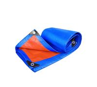 Lona de Protección Universal 480 x 490 cm Resistente a Las Heladas Lona de Construcción con Ojales, 120 G M² para Jardín, Cenador, Camping, Muebles, Cobertizos, Azul