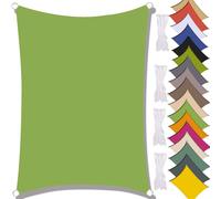 Lona de protección UV para jardín, 3 x 4 m, 5 x 6 m, 7 x 7 m, red con ojales para valla y terraza, bloqueo solar al aire libre (4 x 9 m / 13.1x29.5ft)