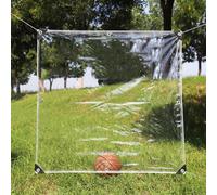 Lona De PVC Transparente Impermeable,Paneles Laterales De Lona Resistencia,WxH-4.8x2m/15.7x6.6ft