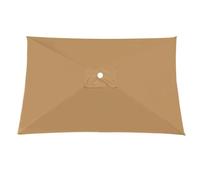 Lona De Repuesto Para Sombrilla De Patio, Resistente Al Desgaste Lona De Recambio Plegable Cubierta Rectángulo/cuadrado, Dosel De Replacement Grandes Para Jardín Mercado Piscina Playa(Khaki,2X3m)