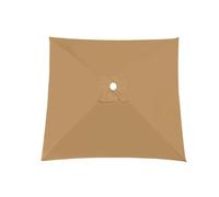 Lona De Repuesto Para Sombrilla De Patio, Resistente Al Desgaste Lona De Recambio Plegable Cubierta Rectángulo/cuadrado, Dosel De Replacement Grandes Para Jardín Mercado Piscina Playa(Khaki,3X3m)