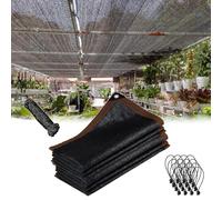 Lona de Sombra Resistente a los Rayos UV con Ojales - Parasol Exterior de 1,8 x 3,6 Metros para jardín, Invernadero y Patio, protección contra el Calor, protegerse del Sol en v