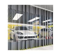 Lona de vinilo transparente de 2,1 x 2,5 m, panel resistente al viento con ojales inoxidables, cubierta de empalme de plástico para terraza, patio y jardín